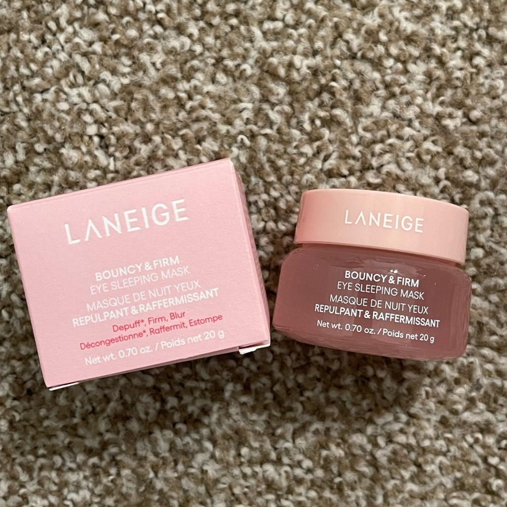 LANEIGE Bouncy & Firm Eye Sleeping Mask - Rose Pink